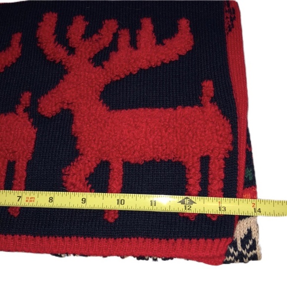 Earthbound Trading Co.  Reindeer Scarf 72” - Picture 3 of 5